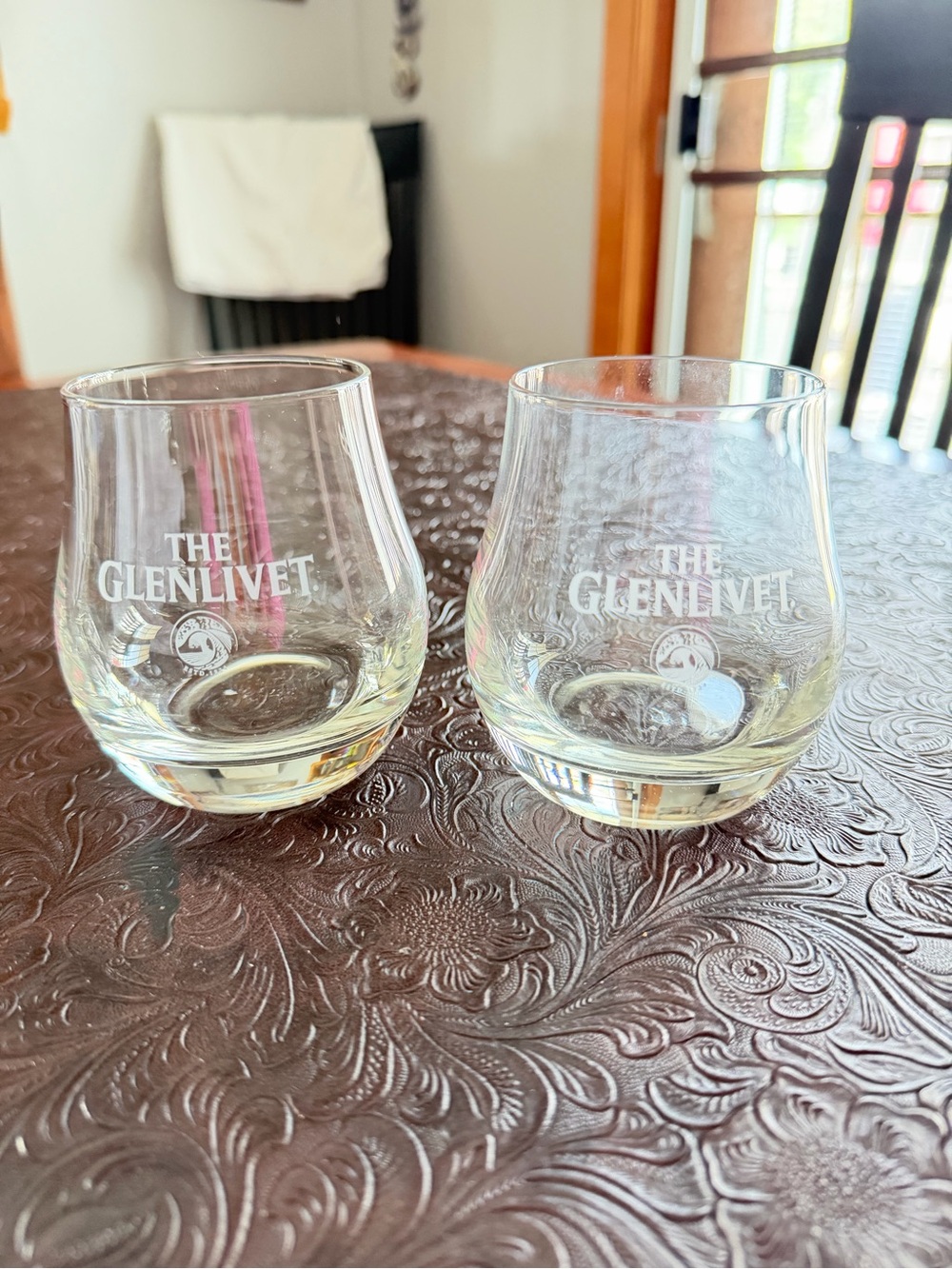 Glenlivet Branded Clear Whiskey Glasses - Set of 2